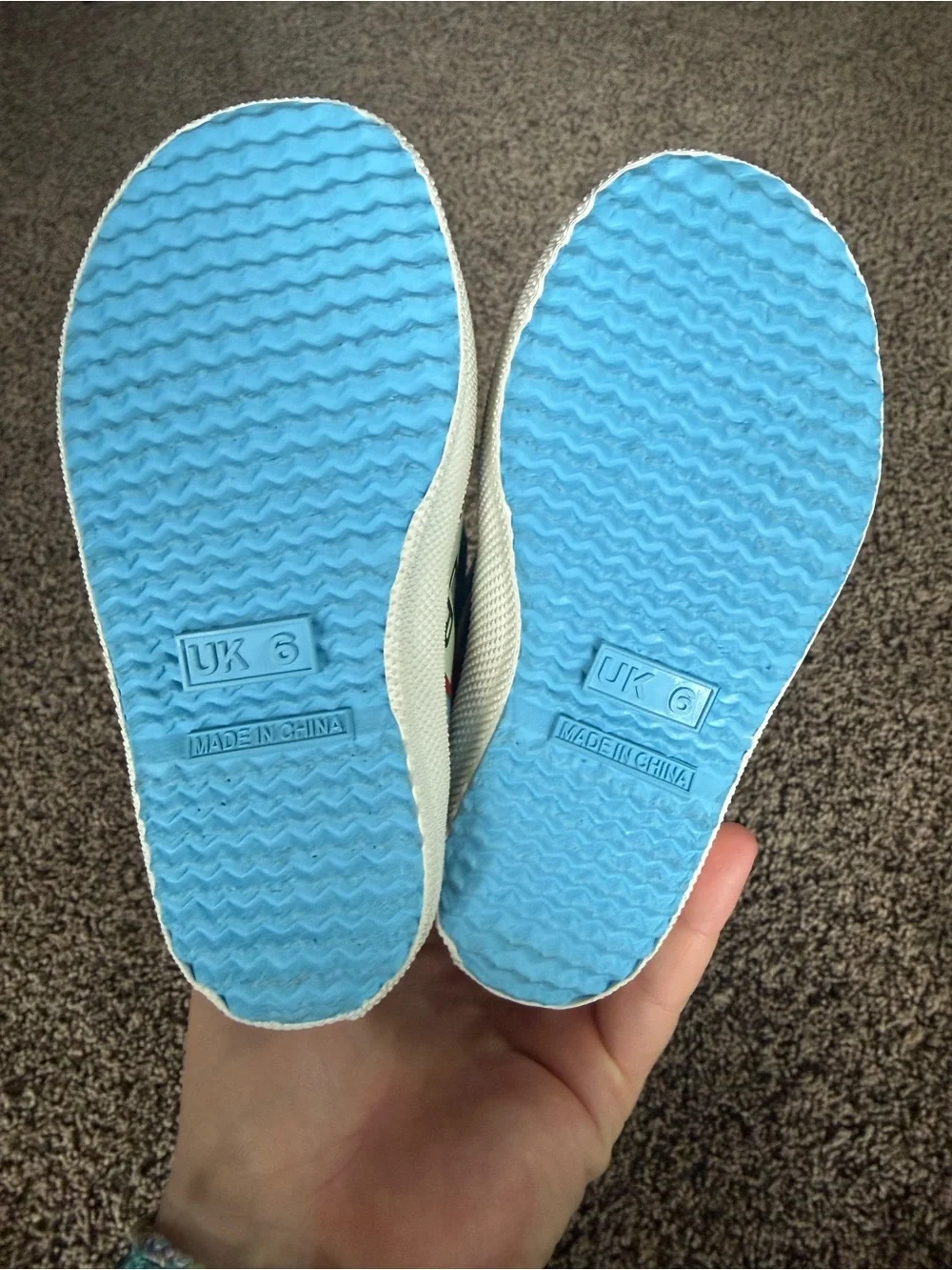 Hunter x Mickey Light Blue Kids Rain Boots nwot size 7